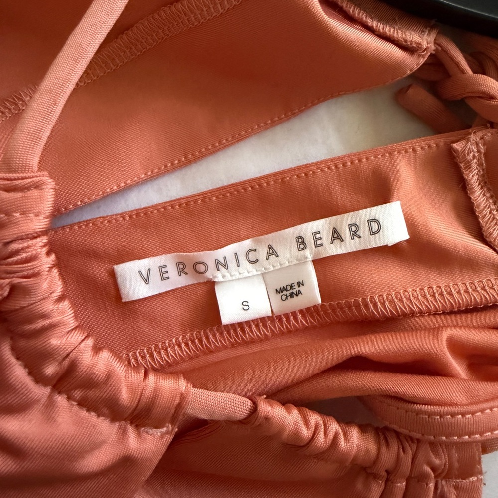 Veronica Beard Coral Halter Tie-Neck Tank - Picture 3 of 4